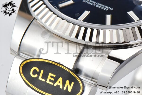 DateJust 126334 904L SS Clean Factory Best Edition Blue Dial on Oyster Bracelet S3235 - Image 12