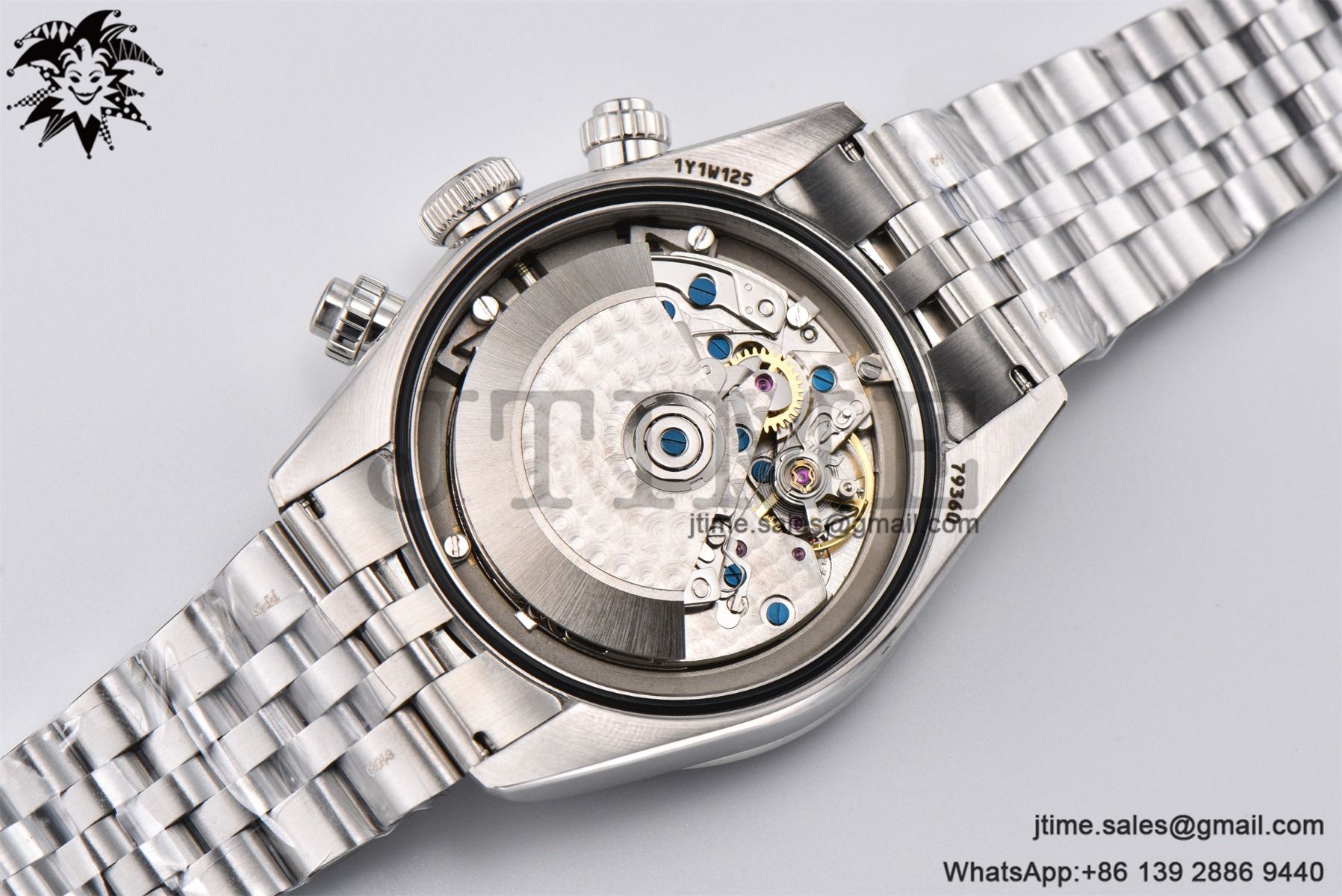 Black Bay Chrono SS ZF 1:1 Best Edition White Dial on SS Bracelet A7750 - Image 18