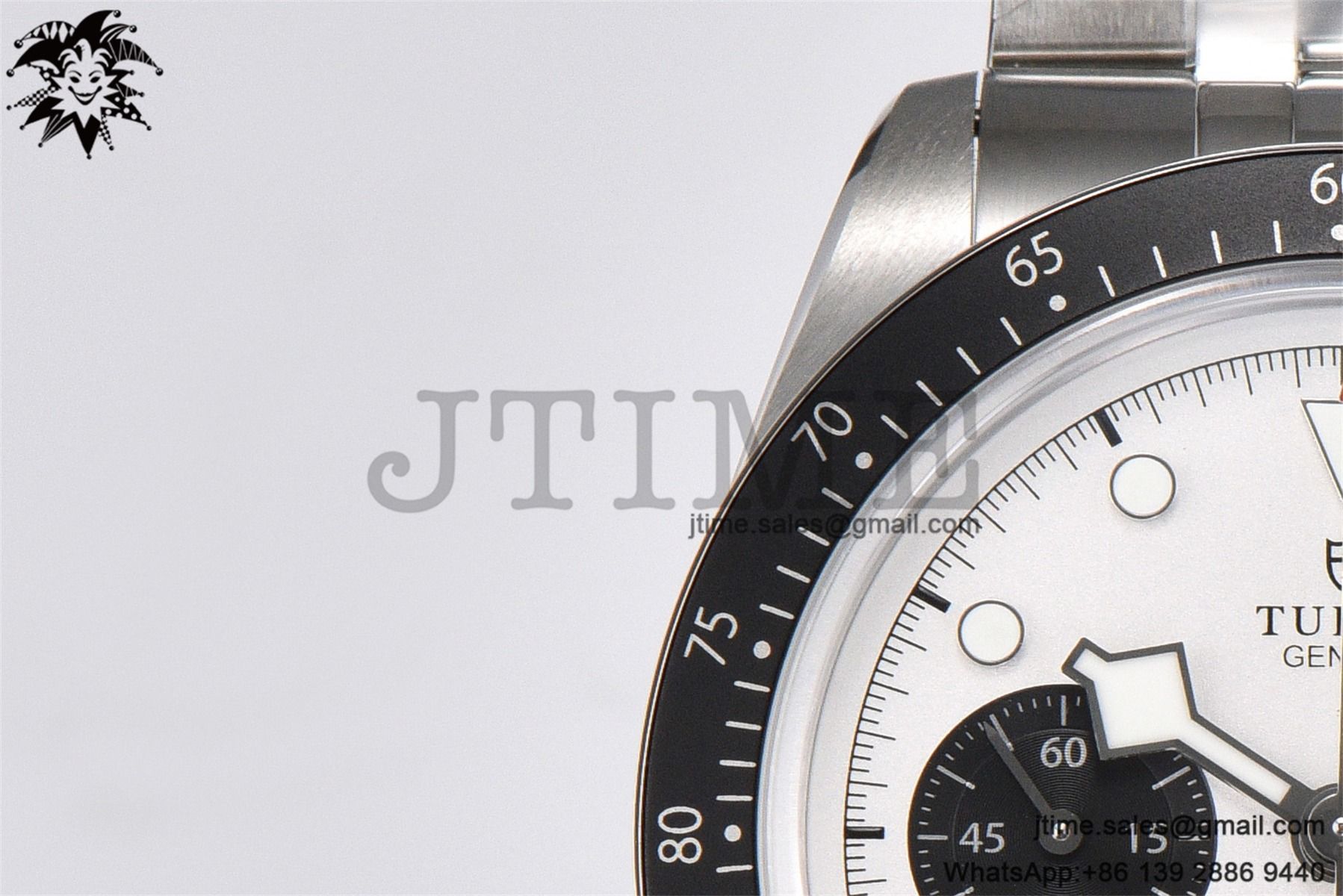Black Bay Chrono SS ZF 1:1 Best Edition White Dial on SS Bracelet A7750 - Image 24