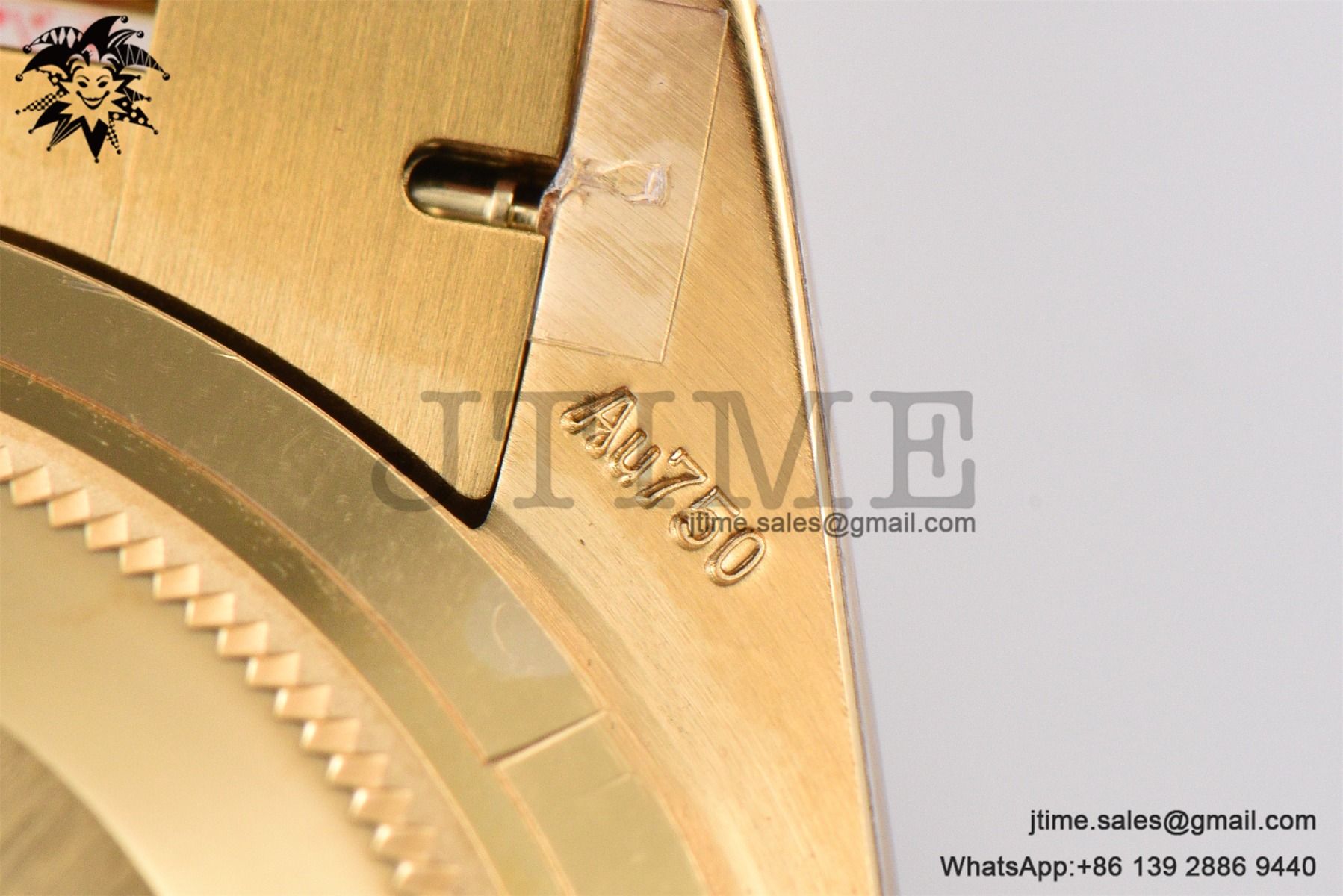 DayDate 36 YG GMF 1:1 Best Edition 904L Steel Black Crystal Dial on President Bracelet VR3255 V8 (Gain Weight) - Image 25