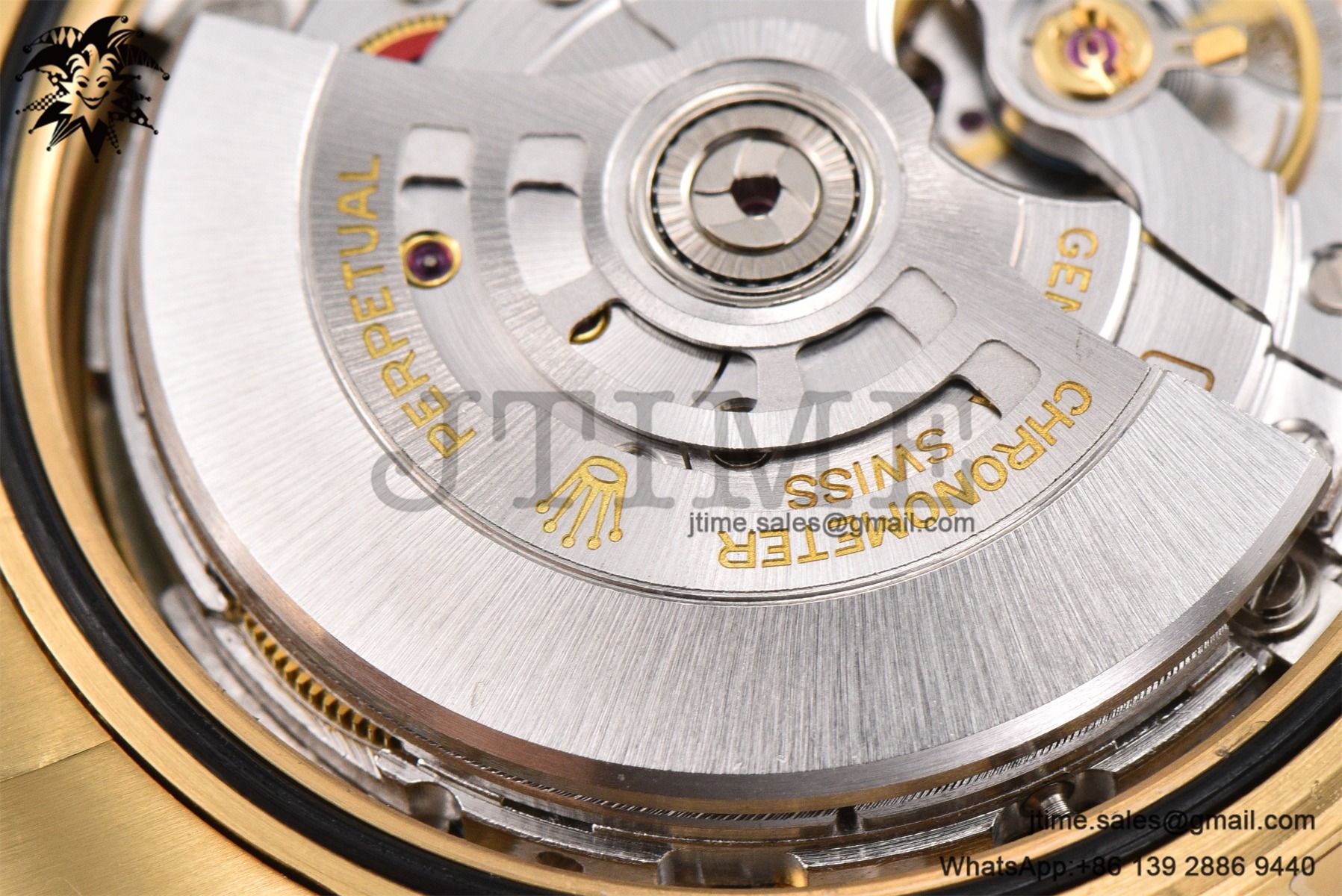 DayDate 36 YG GMF 1:1 Best Edition 904L Steel Black Crystal Dial on President Bracelet VR3255 V8 (Gain Weight) - Image 39