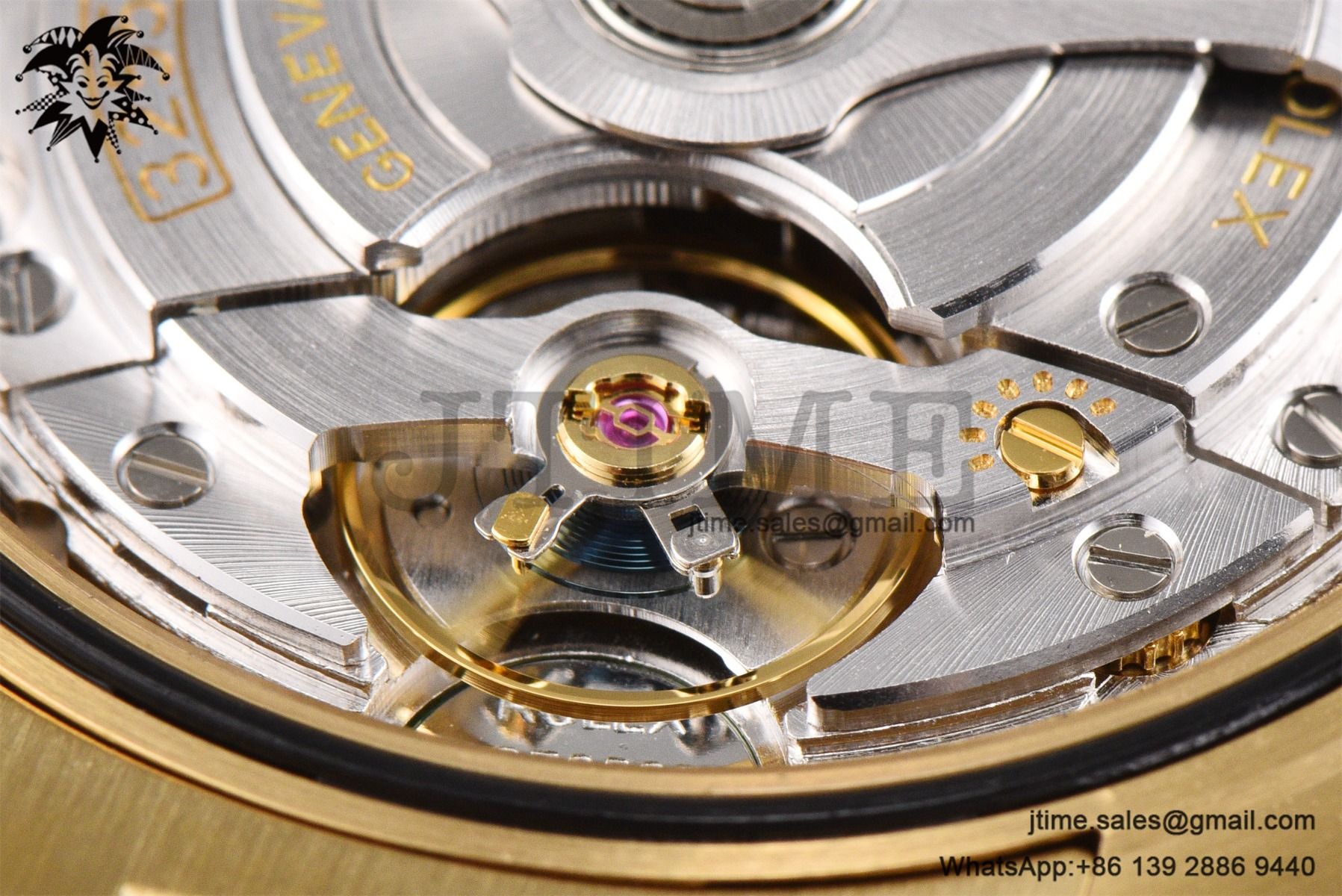 DayDate 36 YG GMF 1:1 Best Edition 904L Steel Black Crystal Dial on President Bracelet VR3255 V8 (Gain Weight) - Image 38