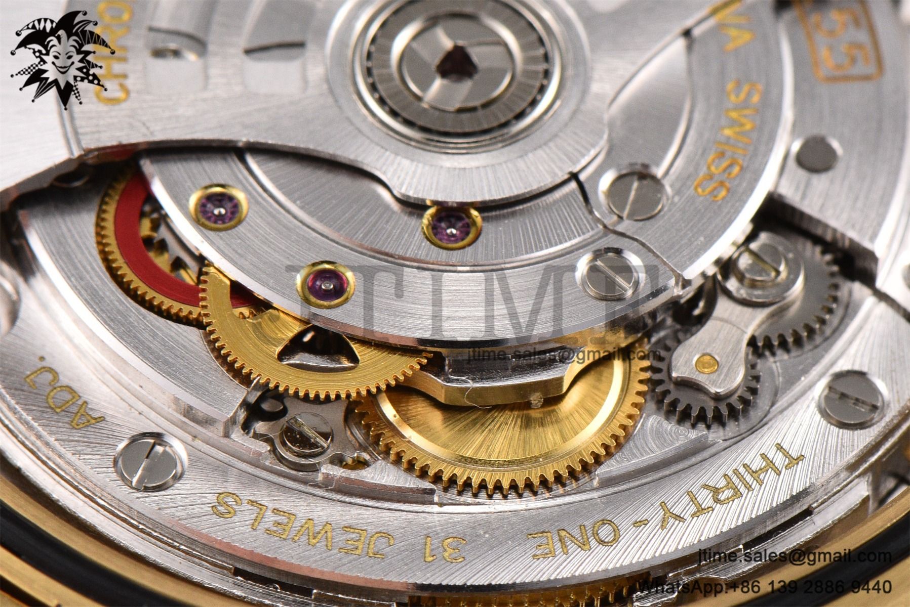 DayDate 36 YG GMF 1:1 Best Edition 904L Steel Black Crystal Dial on President Bracelet VR3255 V8 (Gain Weight) - Image 37