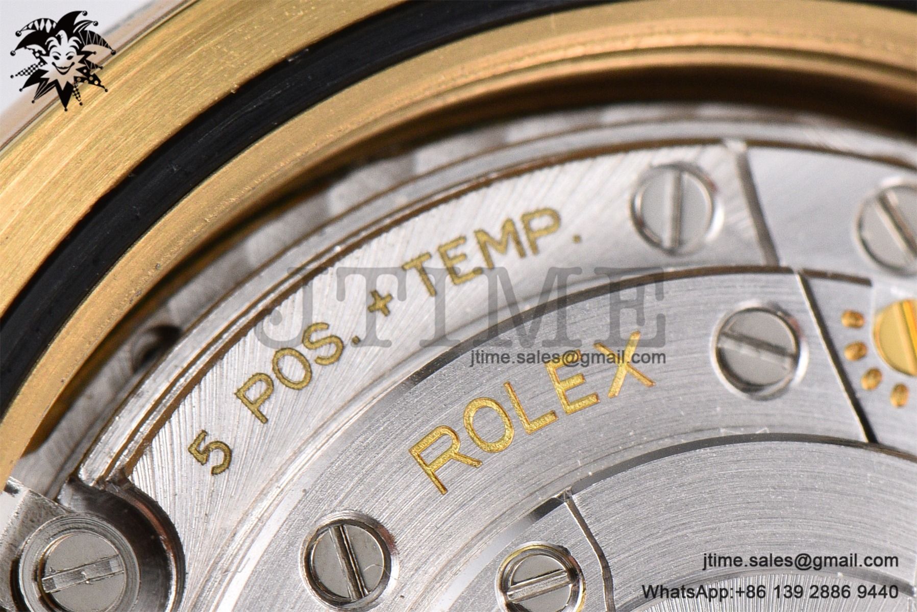 DayDate 36 YG GMF 1:1 Best Edition 904L Steel Black Crystal Dial on President Bracelet VR3255 V8 (Gain Weight) - Image 33