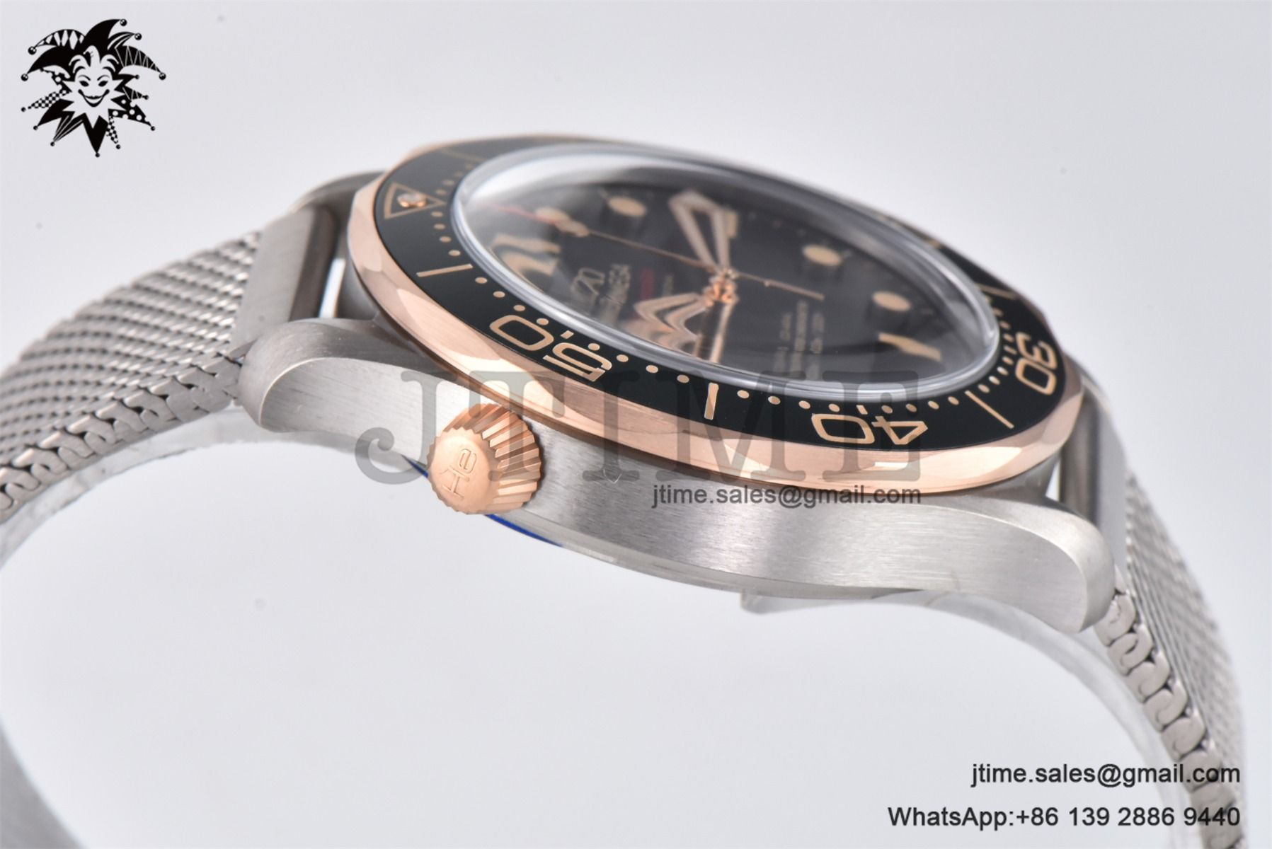 Seamaster 300 Bronze Titanium VSF 1:1 Best Edition Green Dial on SS Mesh Bracelet A8806 - Image 29