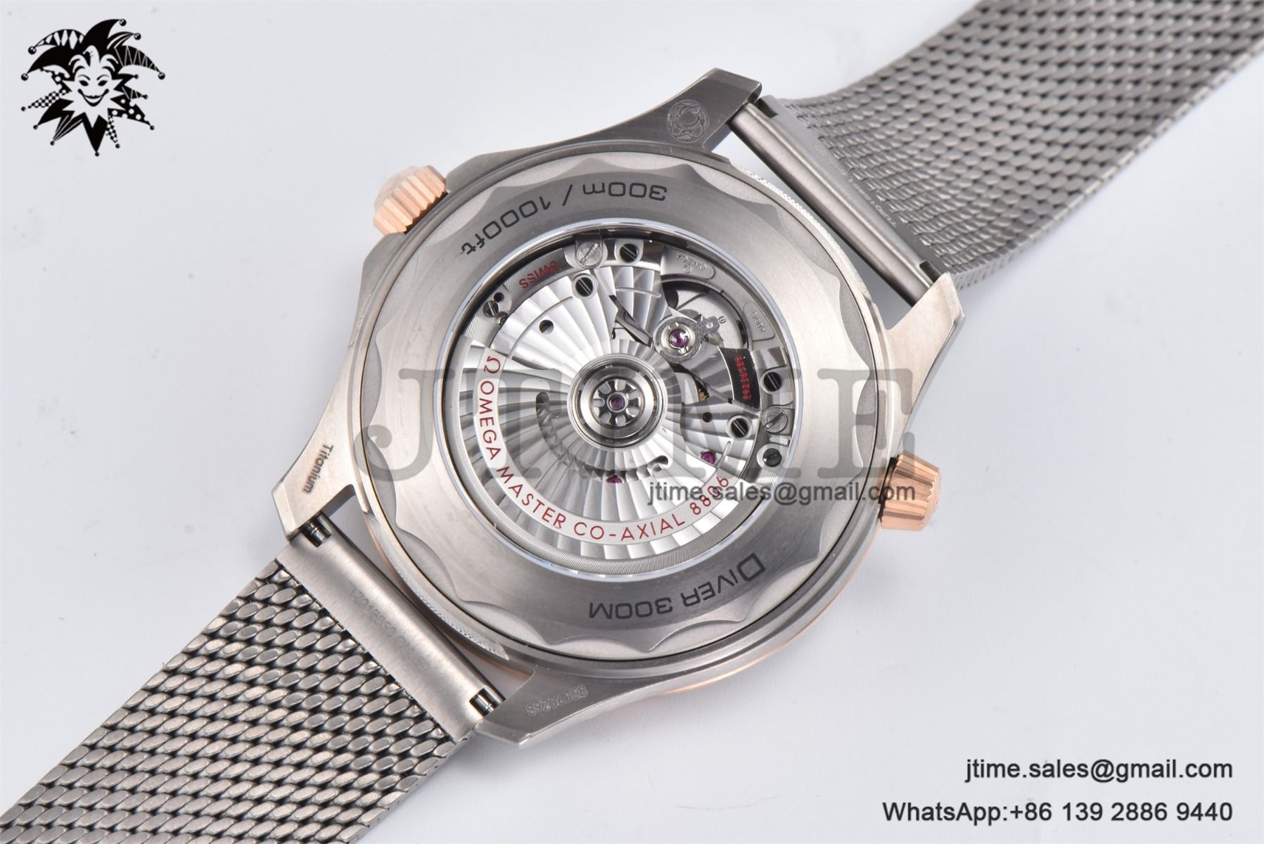 Seamaster 300 Bronze Titanium VSF 1:1 Best Edition Green Dial on SS Mesh Bracelet A8806 - Image 35