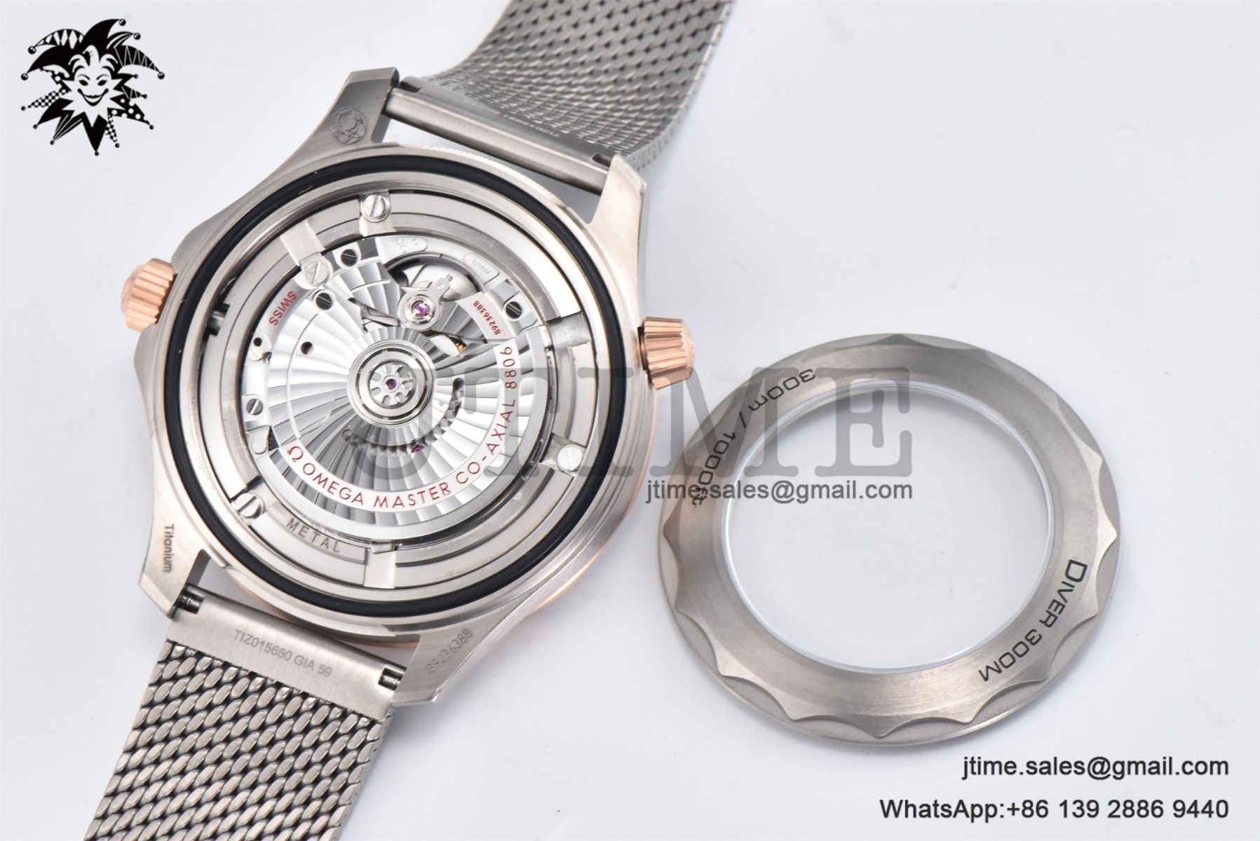 Seamaster 300 Bronze Titanium VSF 1:1 Best Edition Green Dial on SS Mesh Bracelet A8806 - Image 22