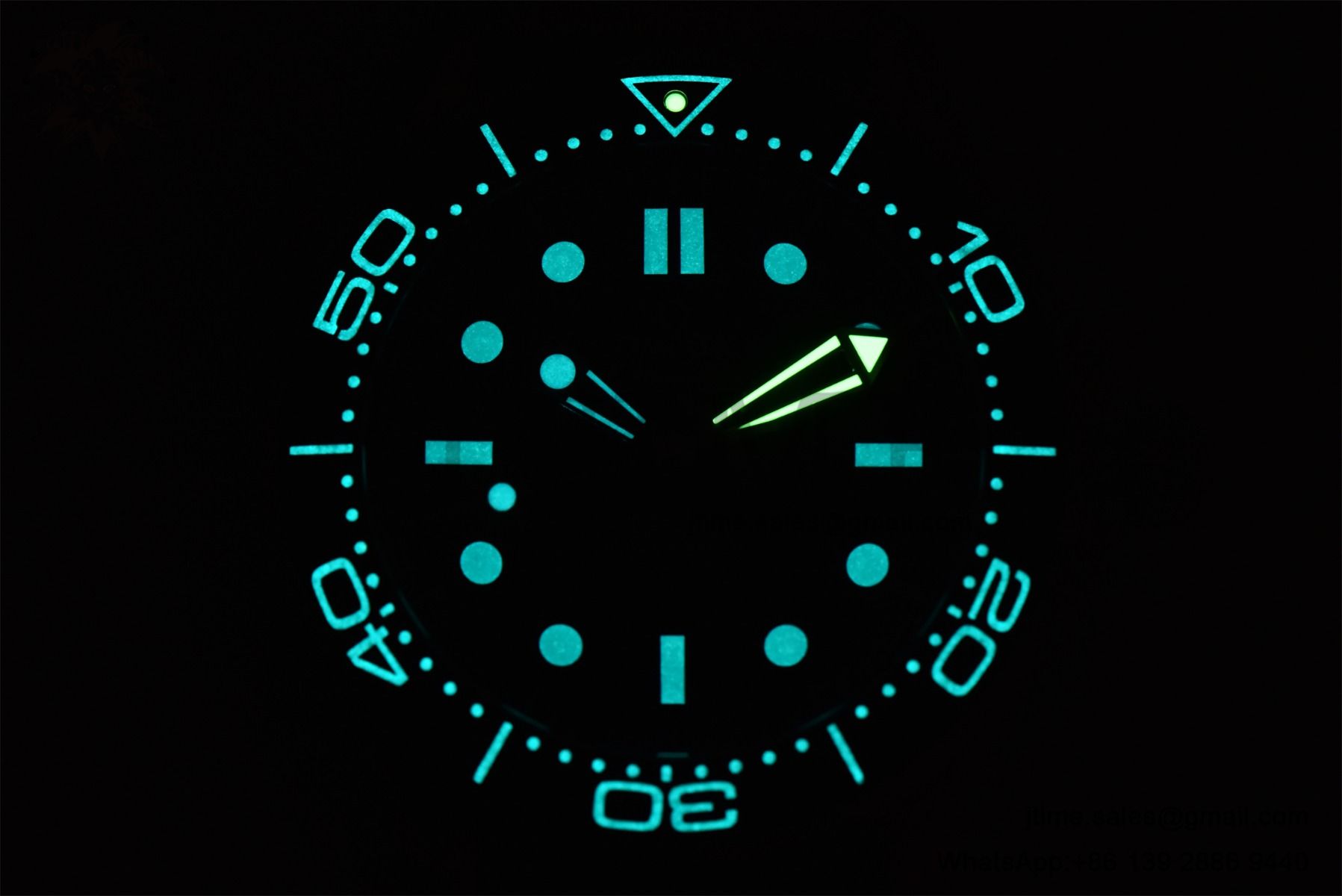 Seamaster 300 Bronze Titanium VSF 1:1 Best Edition Green Dial on SS Mesh Bracelet A8806 - Image 38