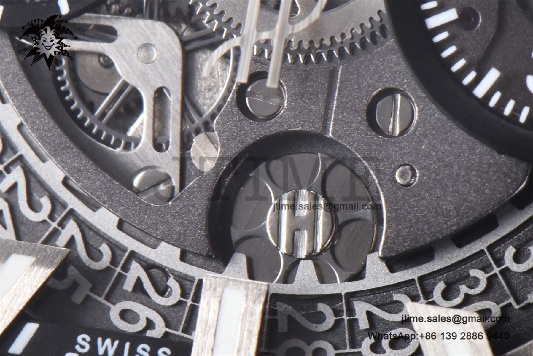 Square Bang Unico Black Ceramic BBF 1:1 Best Edition on Rubber Strap A1280 - Image 10