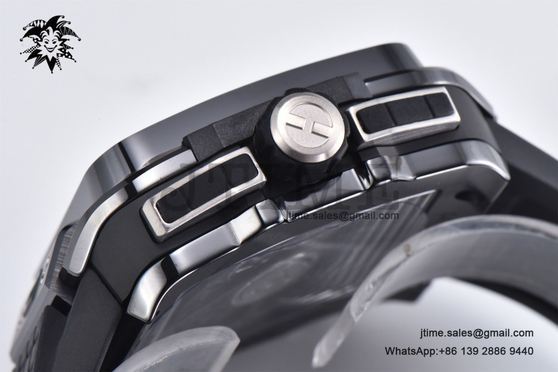 Square Bang Unico Black Ceramic BBF 1:1 Best Edition on Rubber Strap A1280 - Image 14