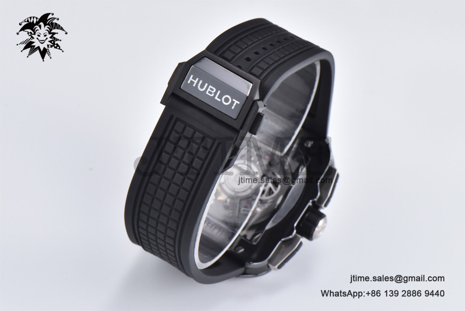 Square Bang Unico Black Ceramic BBF 1:1 Best Edition on Rubber Strap A1280 - Image 16